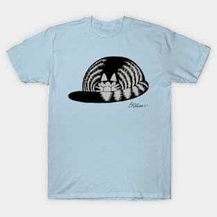 B kliban cat- sleeping cat T-Shirt